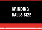grinding ball size
