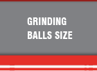 grinding ball size